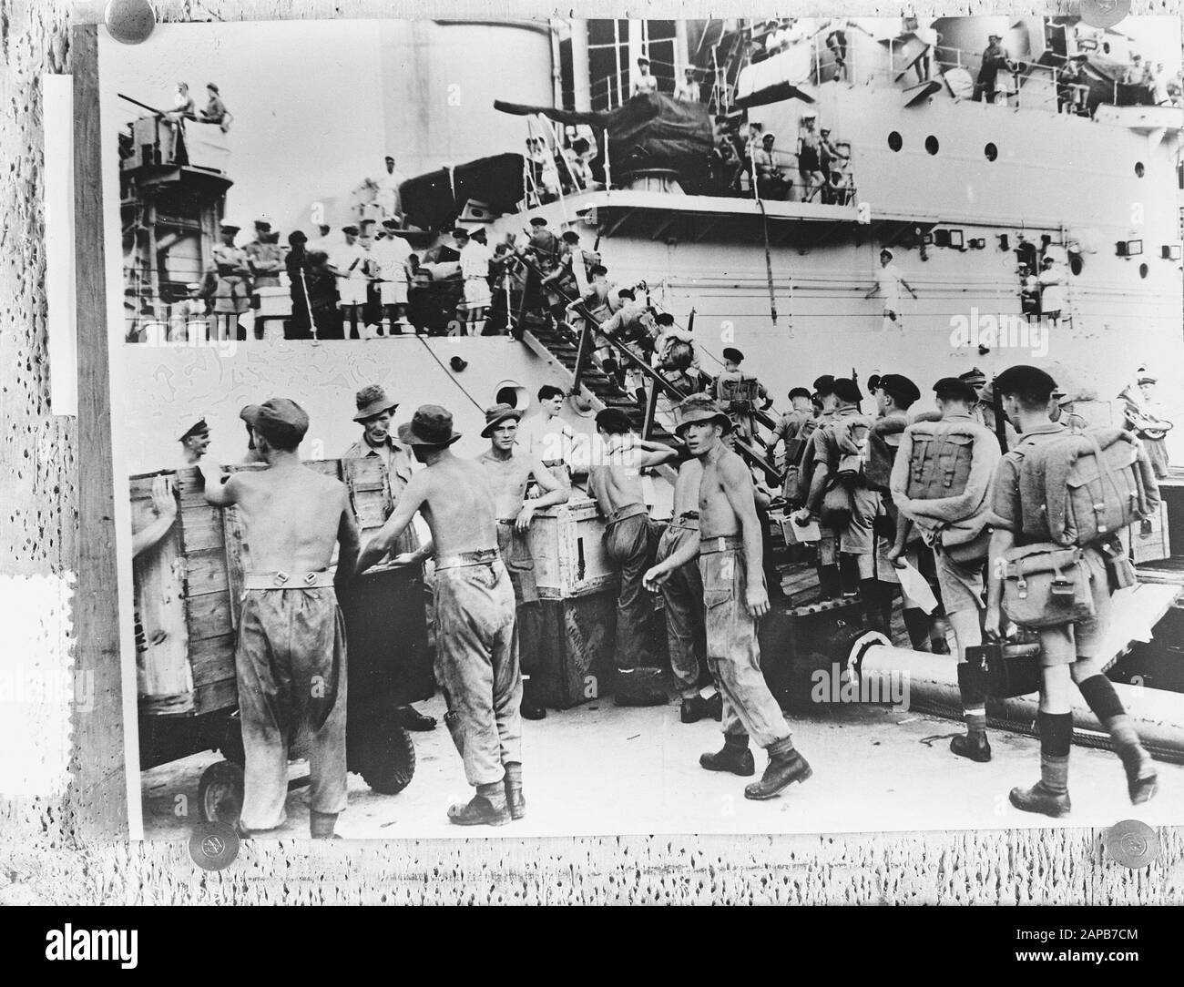 Troupes britanniques au Gyana britannique Date: 11 octobre 1953 mots clés: Roop Banque D'Images