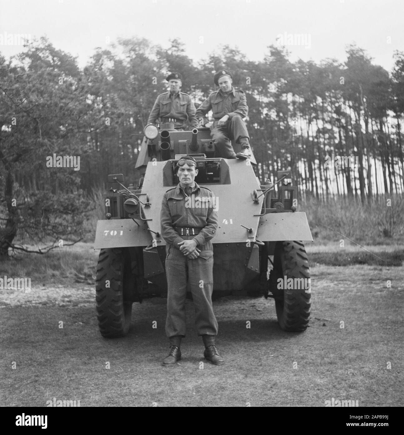 Beediging armure division Date: 1 mai 1946 mots clés: Beediging Banque D'Images