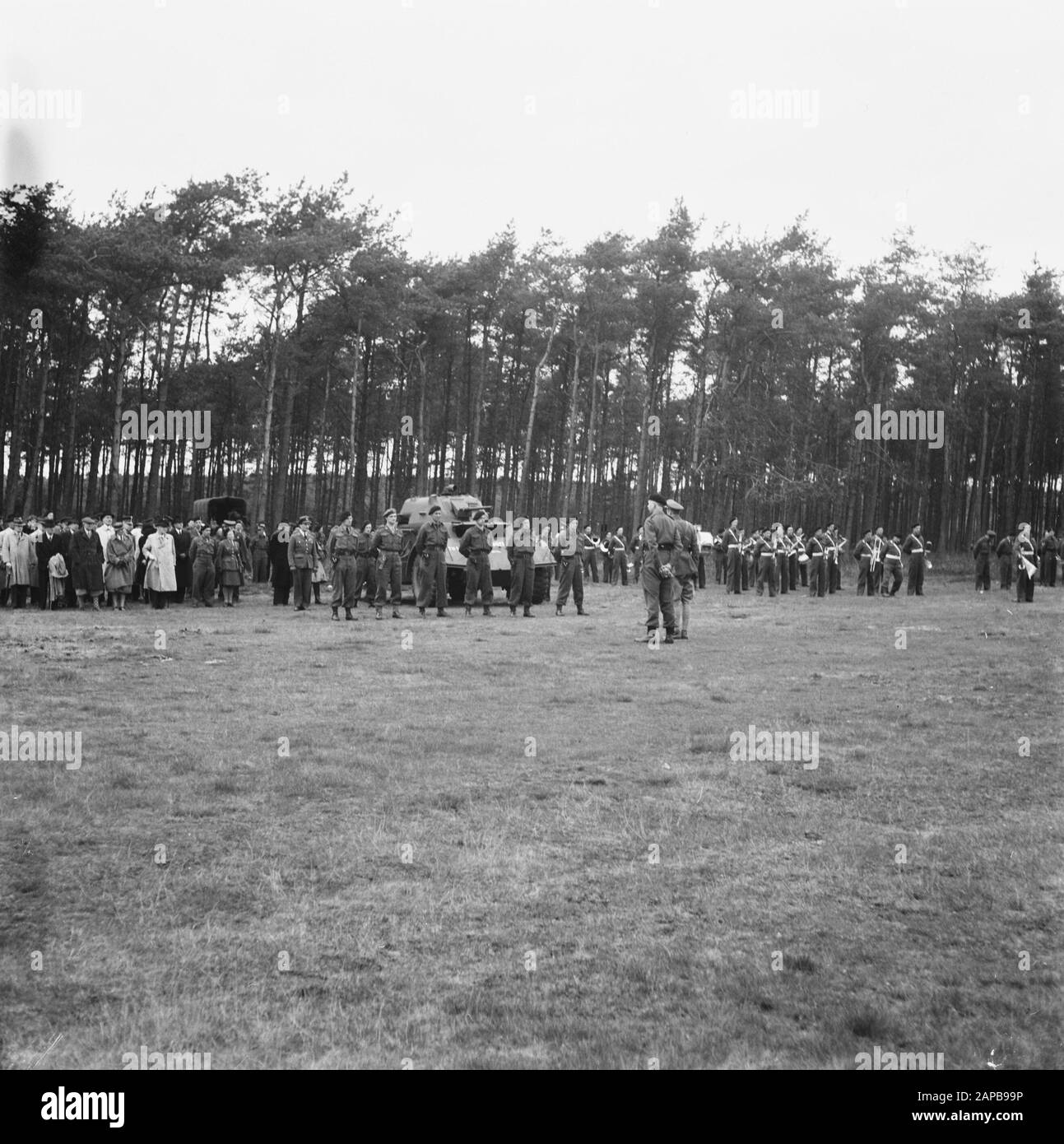 Beediging armure division Date: 1 mai 1946 mots clés: Beediging Banque D'Images