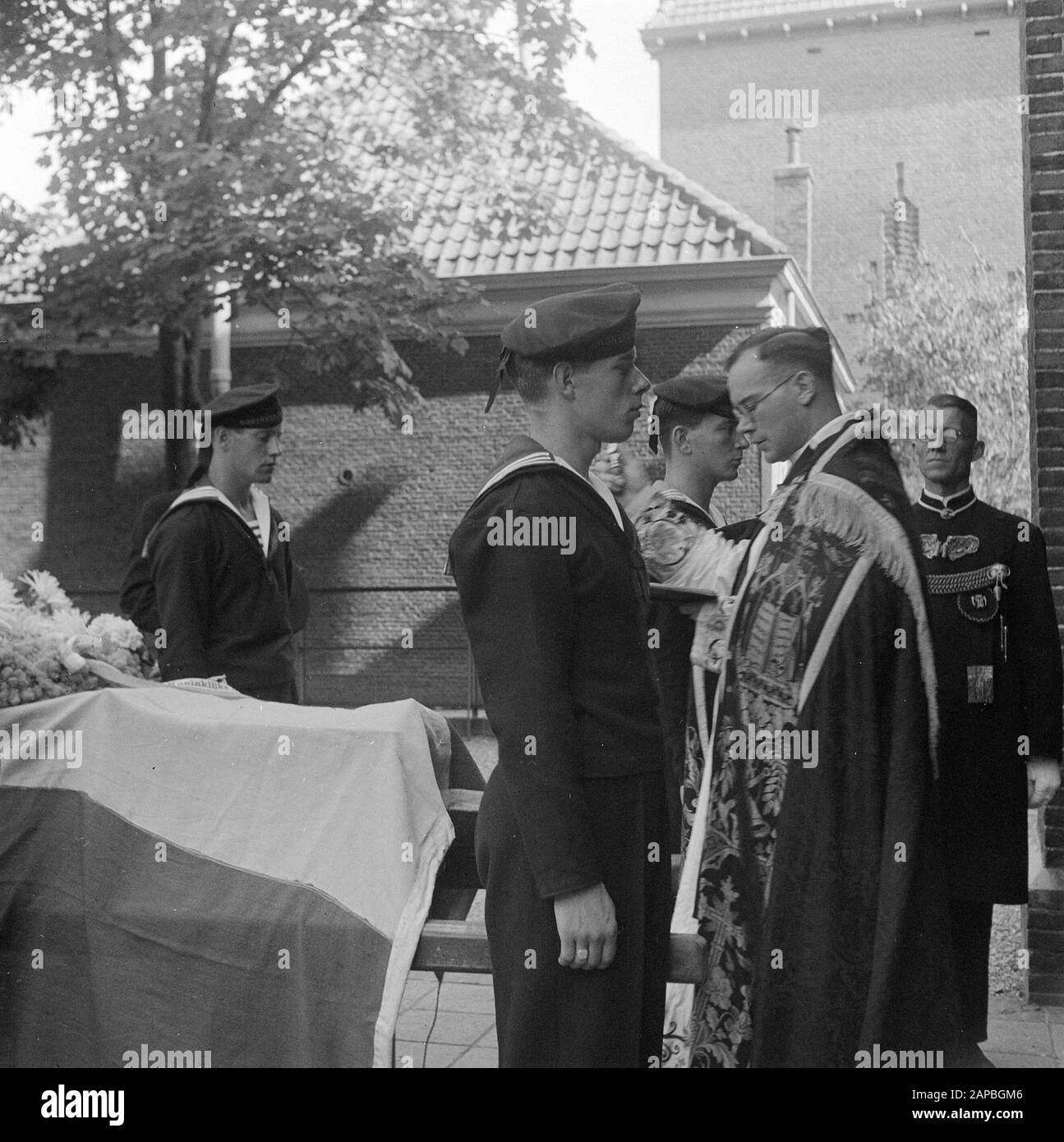 Funérailles Stoker Troisième Classe Date: 11 Août 1947 Mots Clés: Funérailles Banque D'Images