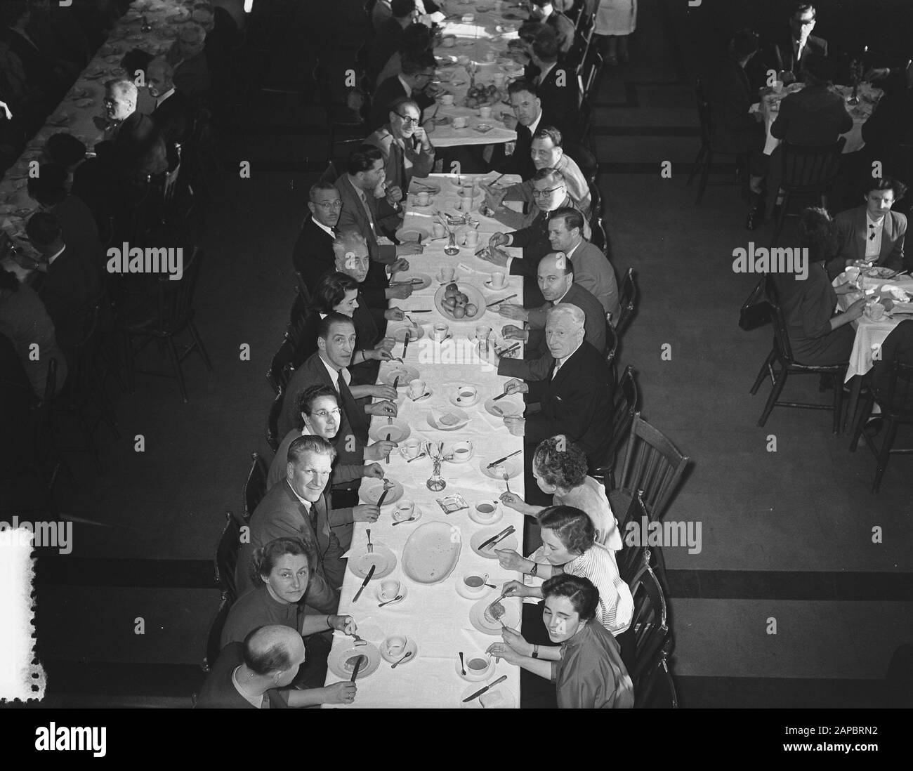 25ème anniversaire NJHC Date : 11 avril 1954 Banque D'Images