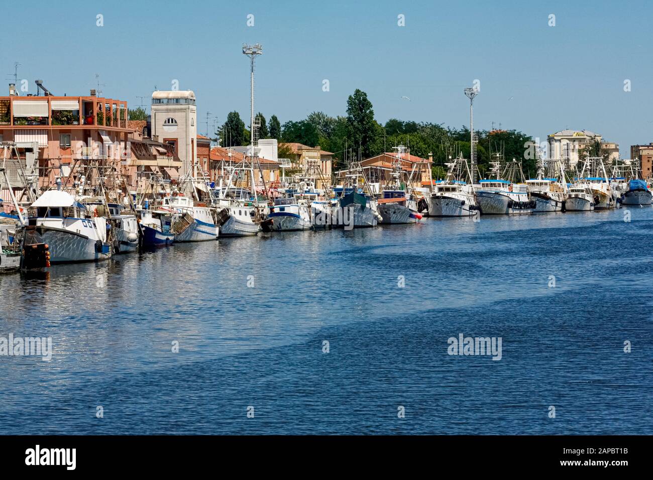 Italie Emilie Romagne Porto Garibaldi ( Prov. Ferrara ) -port Banque D'Images