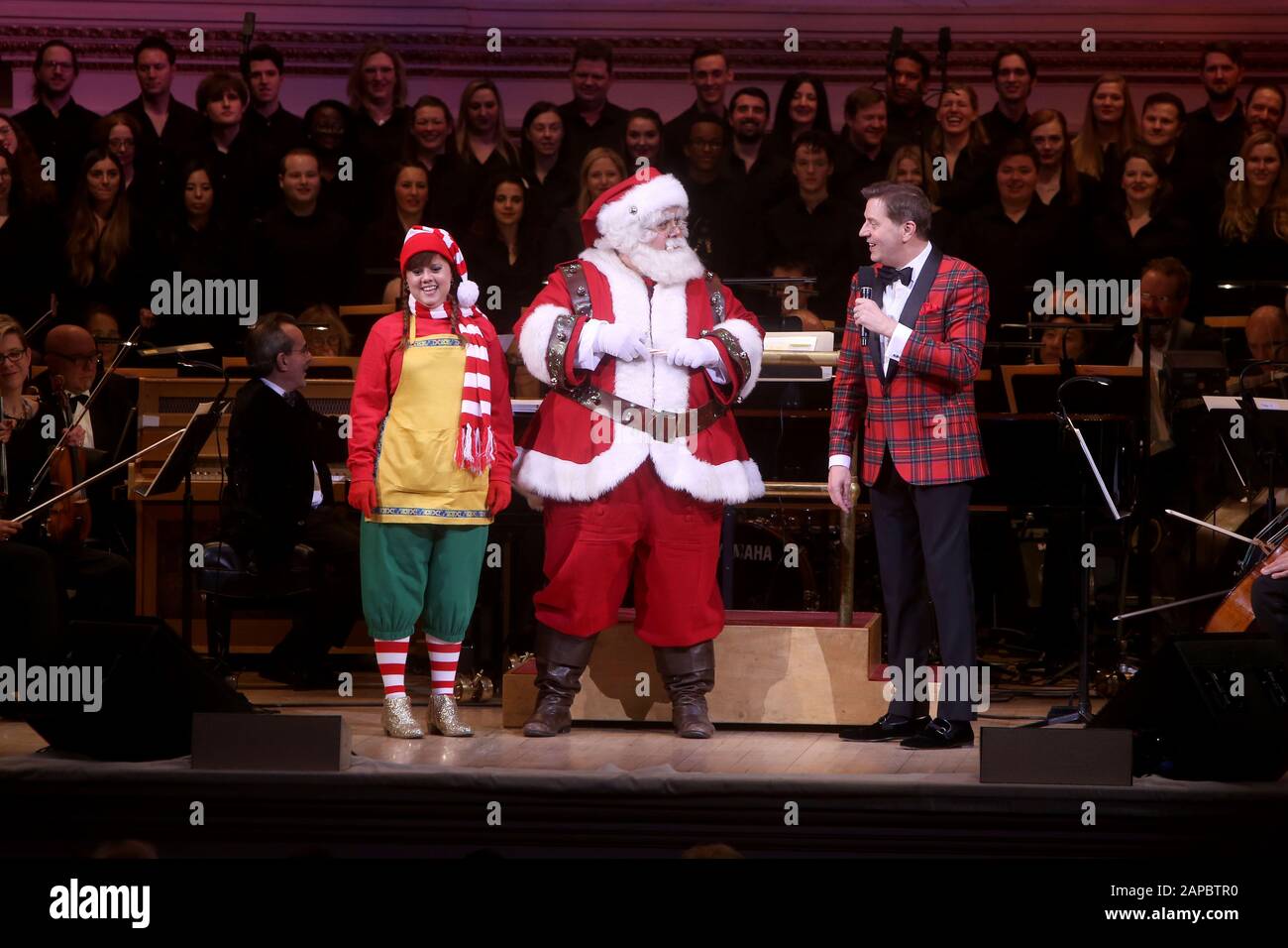 Une performance de New York Pop: Un Noël Frank et Ella à Carnegie Hall. Avec: Pecan Pie, Santa Claus, Steven Reineke Où: New York, New York, États-Unis Quand: 22 Déc 2019 Crédit: Joseph Marzullo/Wenn.com Banque D'Images