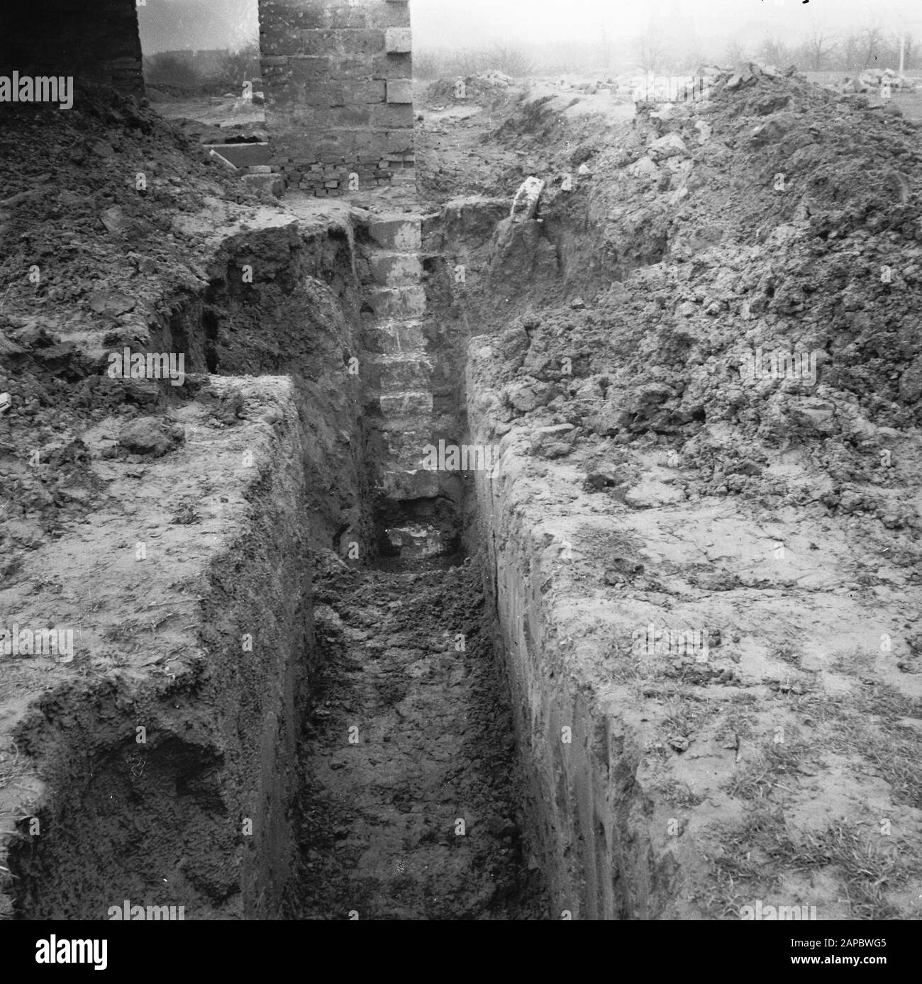 6x6.5 emplacement de la Fondation de Krutzen à Lord Date: Non daté mots clés: Emplacements de la Fondation Banque D'Images