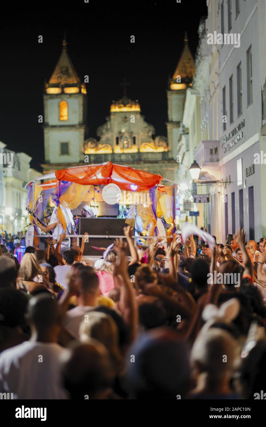 Carnaval Brésilien 2019 - À Salvador, Bahia, Brésil Banque D'Images