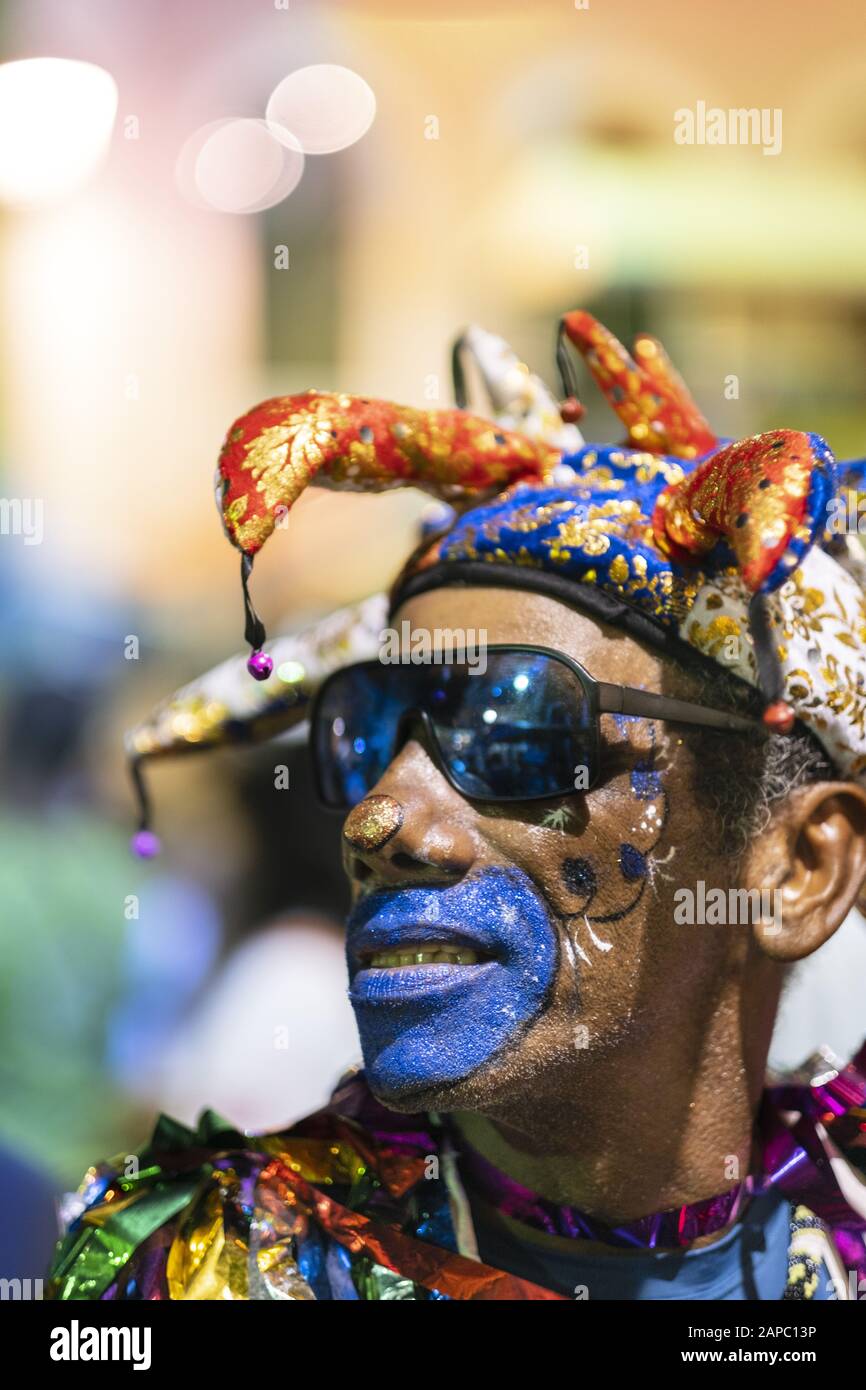 Carnaval Brésilien 2019 - À Salvador, Bahia, Brésil Banque D'Images