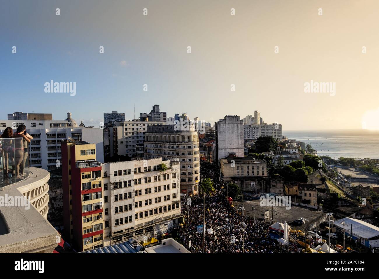 Carnaval Brésilien 2019 - À Salvador, Bahia, Brésil Banque D'Images