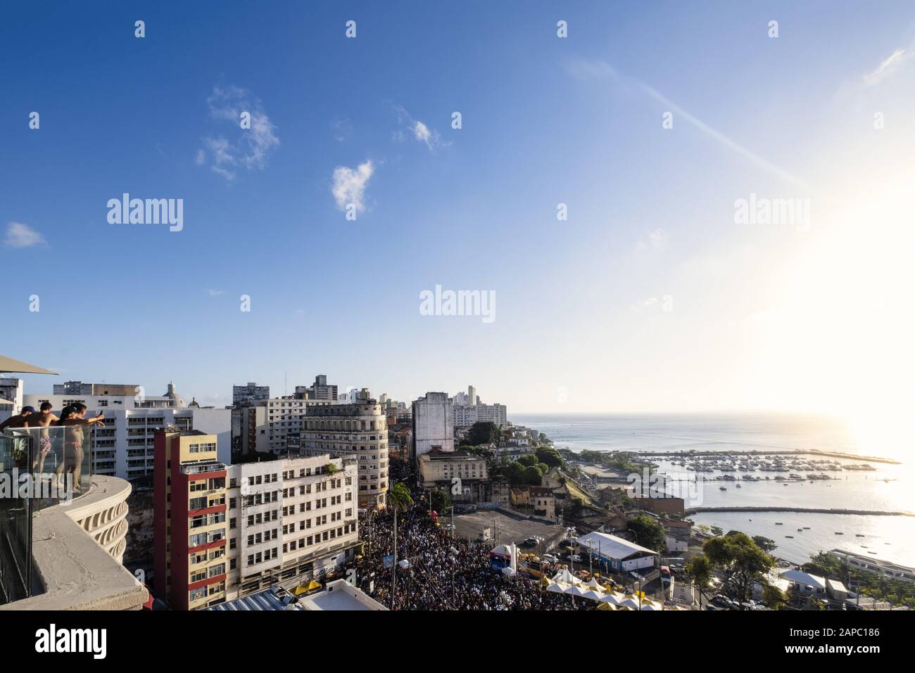 Carnaval Brésilien 2019 - À Salvador, Bahia, Brésil Banque D'Images