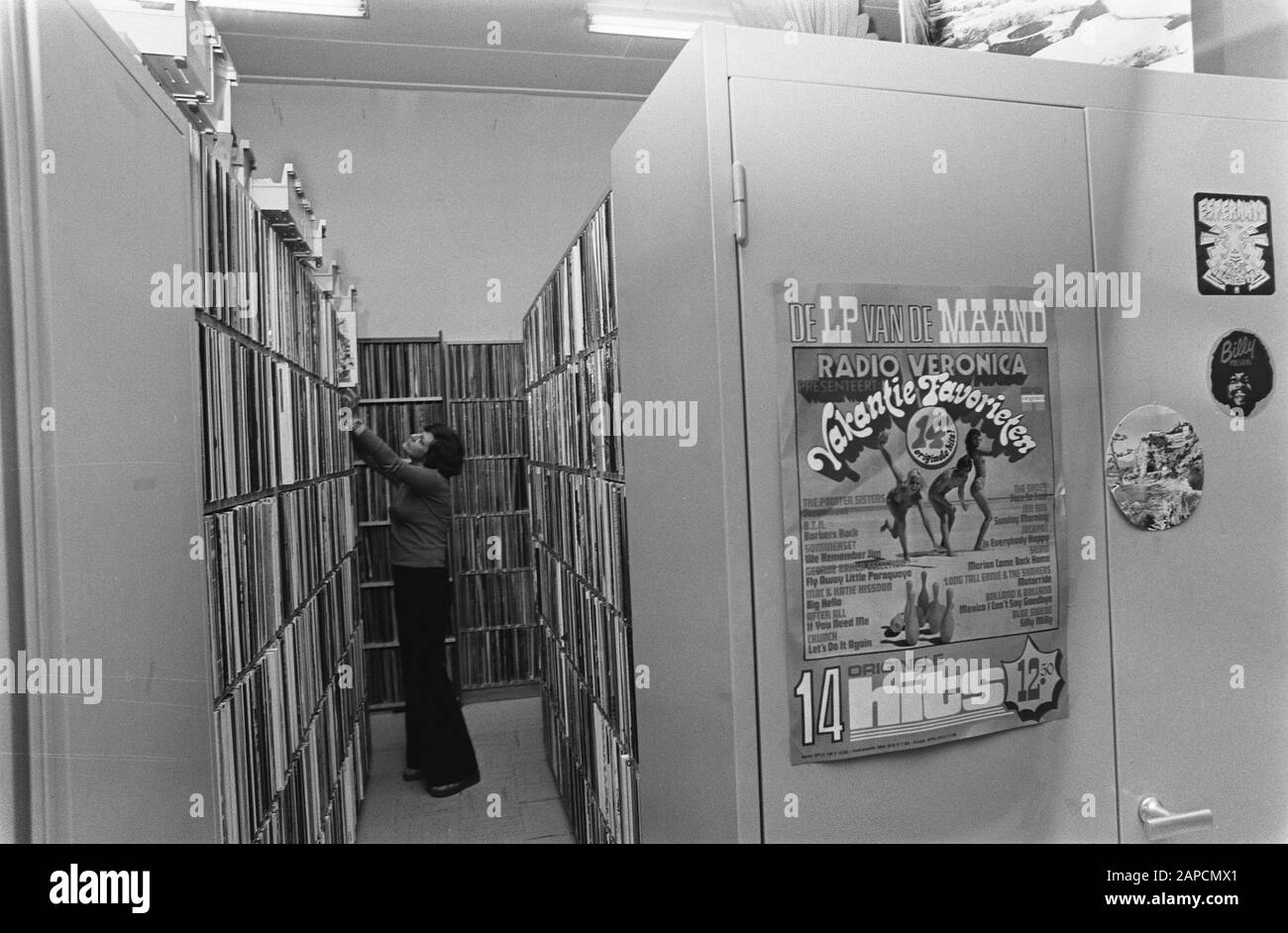 Samedi prochain 31 août canal pirate radio Veronica sort de l'avion Date: 26 août 1974 mots clés: Stations radio Paramètres nom: Radio Veronica Banque D'Images