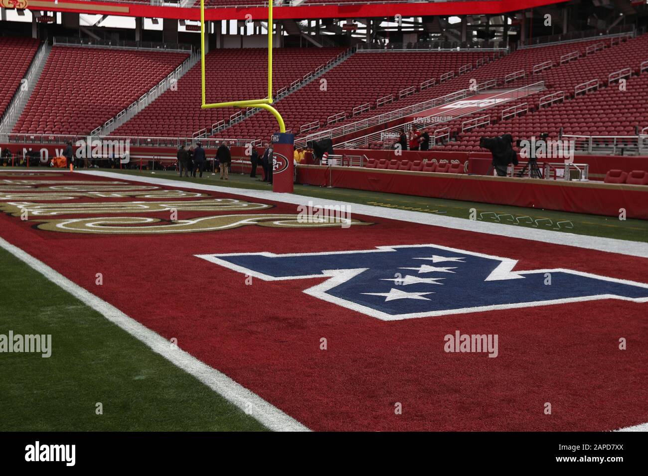 Vue générale du stade de Levi's avant le match de championnat NFL football NFC entre les Green Bay Packers et San Francisco 49ers, dimanche 19 janvier 2020, à Santa Clara, Californie (photo par IOS/ESPA-Images) Banque D'Images