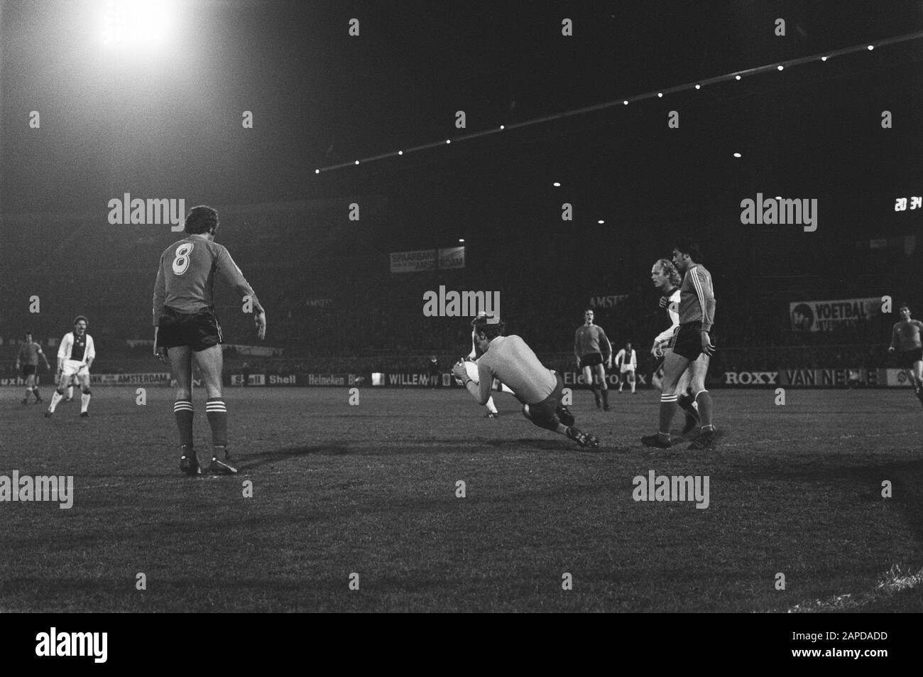 AJAX contre PSV 1-3; moments de jeu Date: 27 mars 1976 mots clés: Sport, football Nom de l'institution: AJAX, PSV Banque D'Images