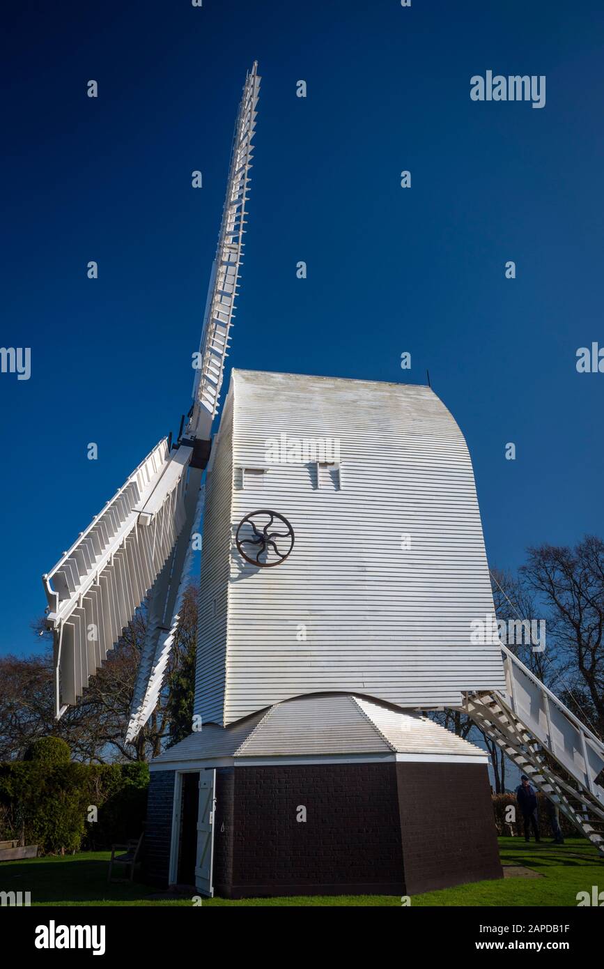 Moulin à vent Oldland moulin du XVIIIe siècle à Keymer, West Sussex, Royaume-Uni Banque D'Images