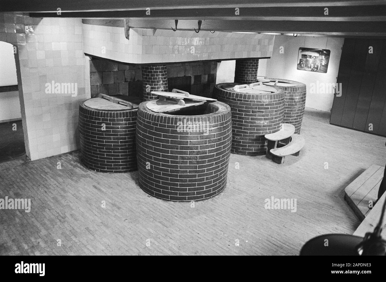 Amstelhof aan Amstel Amsterdam Amstel restauré, restauré à partir de 1683 cuisine Date: 23 novembre 1978 lieu: Amstel, Noord-Holland Banque D'Images