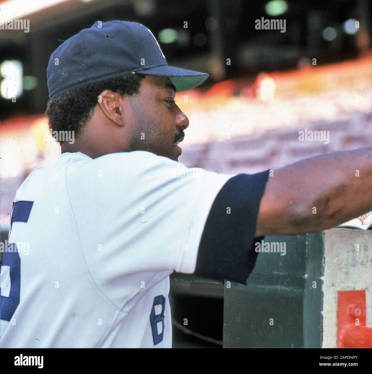 Don Baylor, 1986 Premier contremaître du MLB, fielder de gauche, détestable désigné pour Boston Red Sox, Angels, Oriels, Athlétisme, Yankees, Twins Banque D'Images