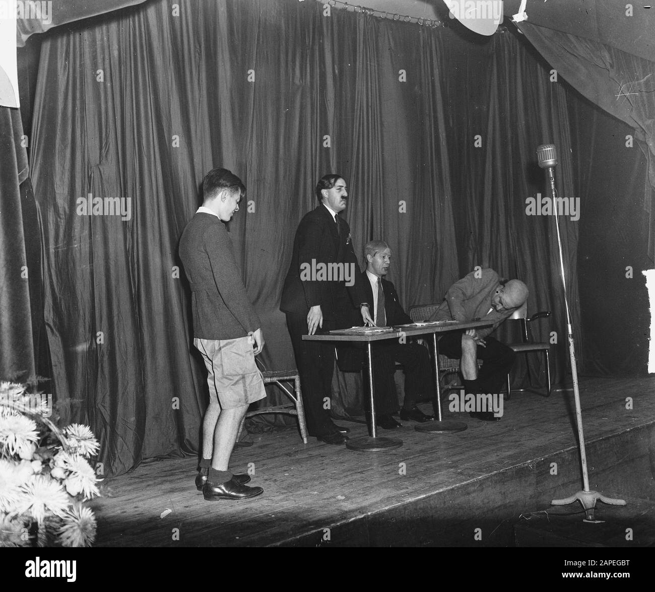 Anniversaire de 55 ans HBS- Holey Den Haag Date : 18 octobre 1948 Banque D'Images