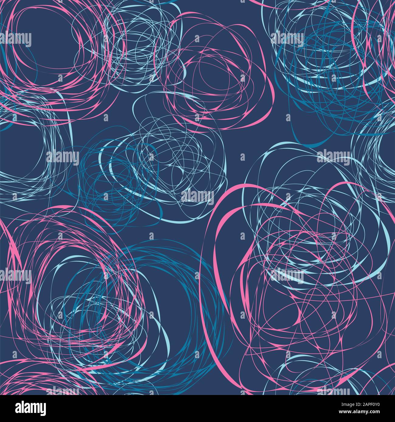 Motif vectoriel abstrait sans couture avec éléments à tracer. Modèle de tissu Illustration de Vecteur