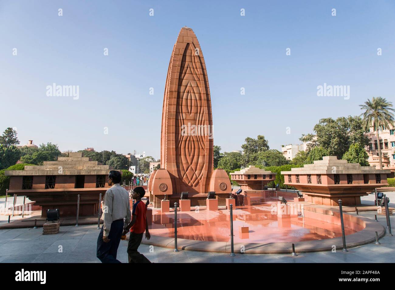 Parc commémoratif du massacre de Jallianwala Bagh, aussi le massacre d'Amritsar, Amritsar, inde, Asie du Sud, Asie Banque D'Images