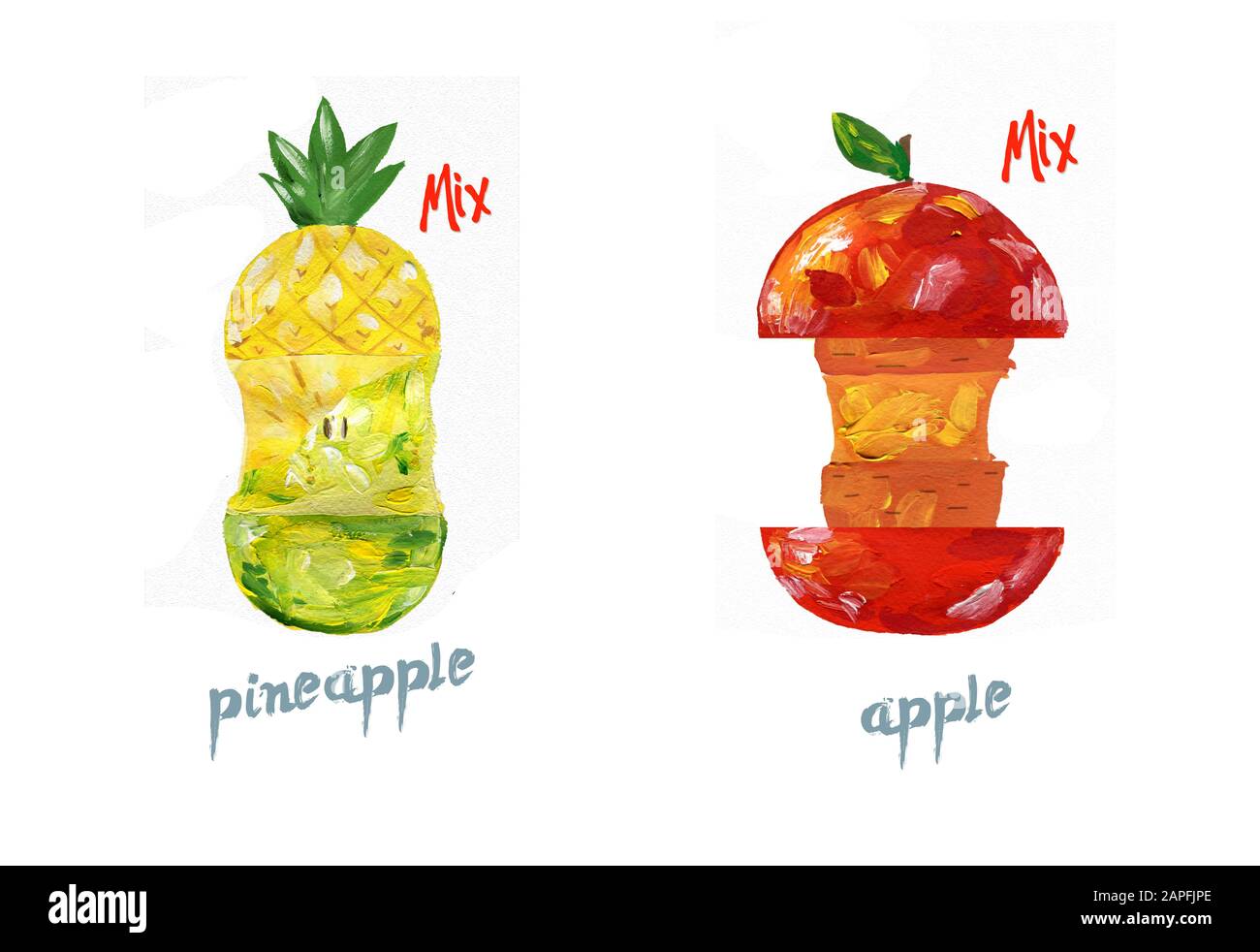 Couper Le Jus D Art De Pince Rouge Et D Aquarelle De Pomme Et De Pomme De Pin Dessin De Style En Couleur Sur Fond Blanc Photo Stock Alamy Couper Le Jus D Art De Pince Rouge Et D Aquarelle De Pomme Et De Pomme De Pin Dessin De Style En Couleur Sur Fond Blanc Photo Stock Alamy
