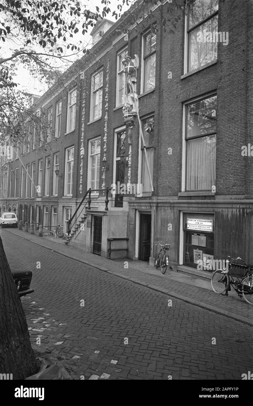 Caransa enlevé; immeuble de bureaux Caransa à l'Herengracht Date: 28 octobre 1977 mots clés: Enlèvements Nom personnel: Caransa Banque D'Images