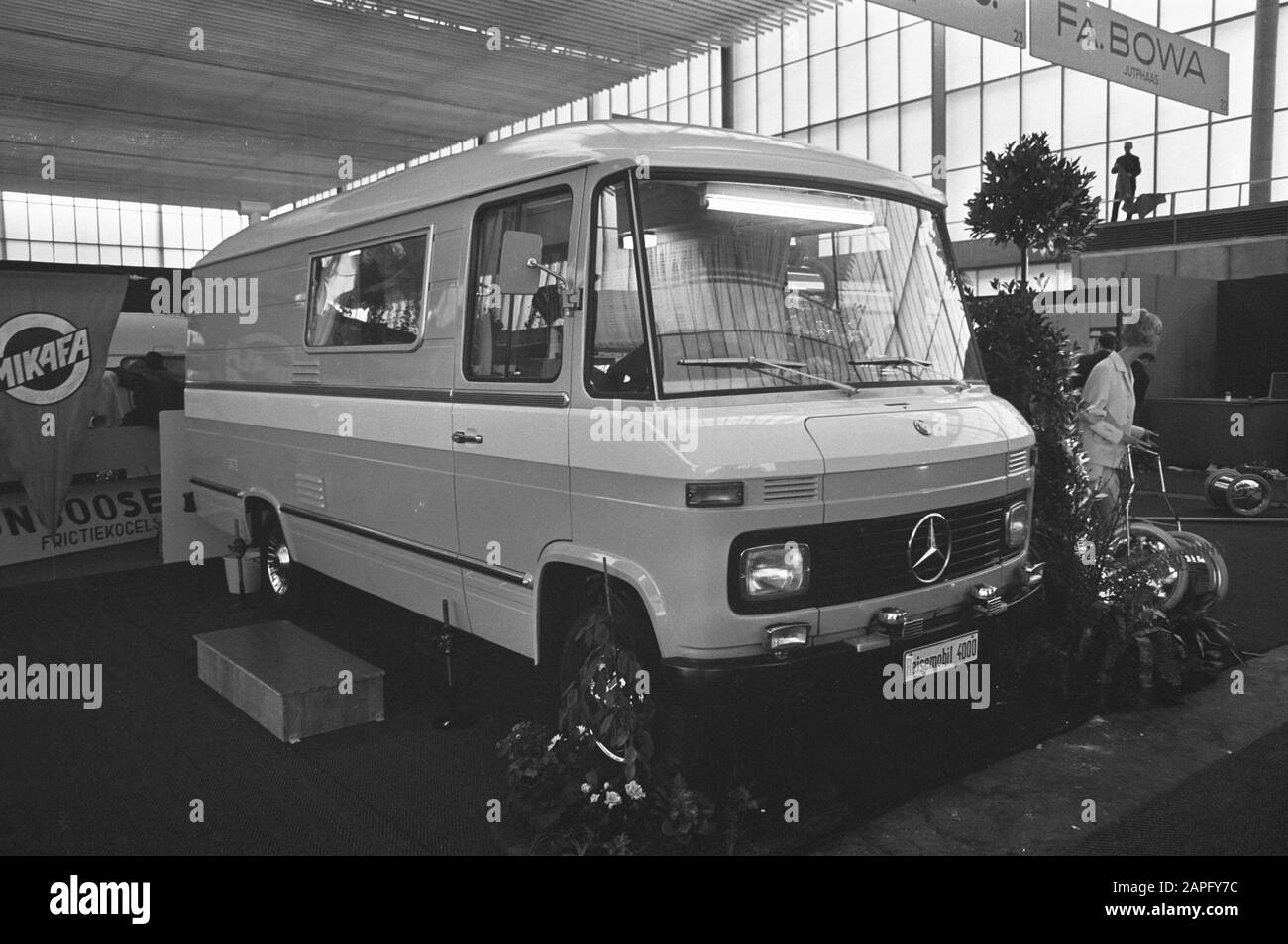 Caravane RAI 1968, camping cars, numéro 9 intérieur Date: 26 janvier 1968 mots clés: Intérieur, caravanes Nom de l'institution: RAI Banque D'Images