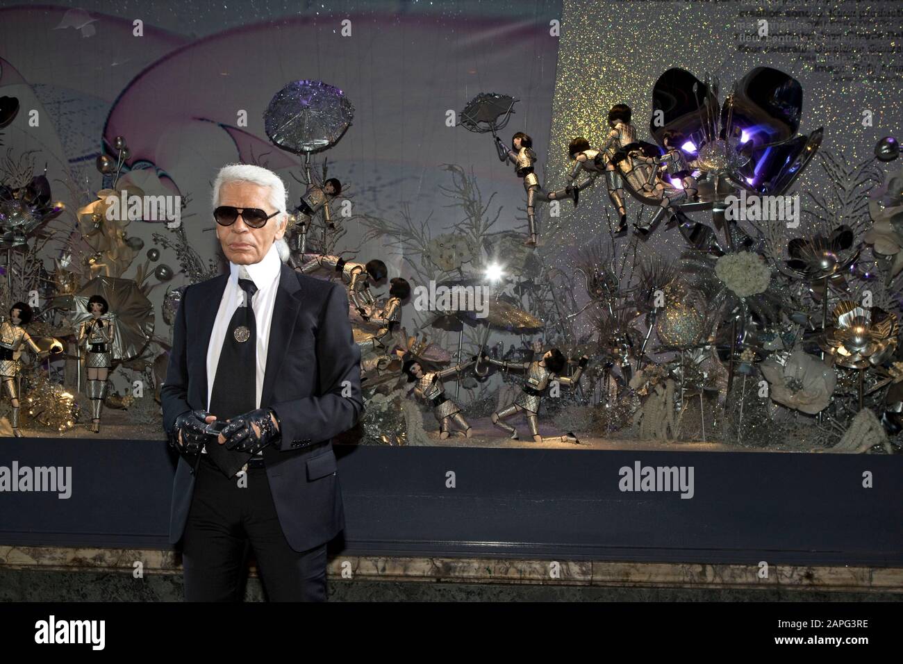 KARL LAGERFELD , MAGASIN PRINTEMPS Banque D'Images