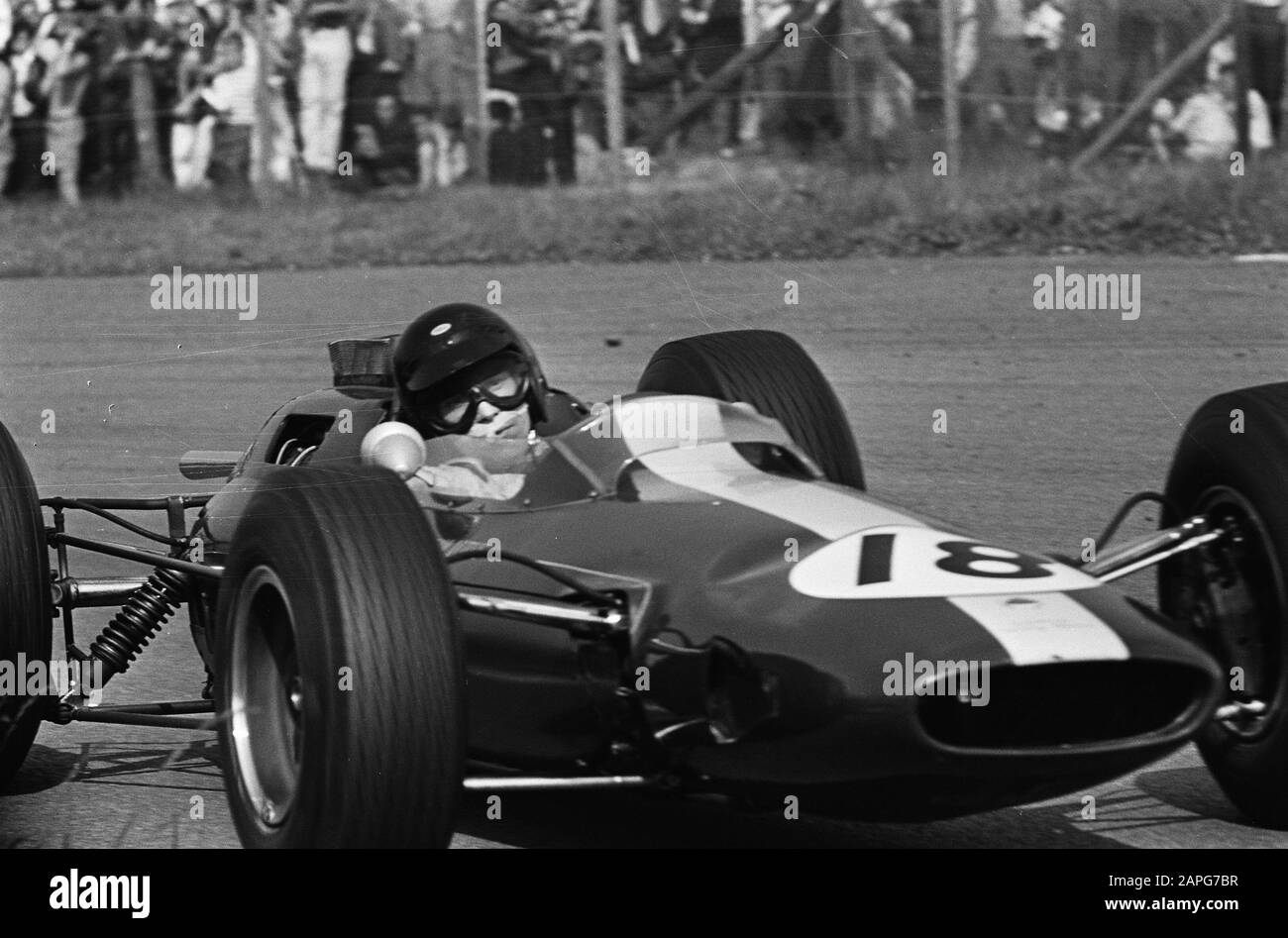 Grand Prix des Pays-Bas, le champ de cavalier Jim Clark.; Banque D'Images