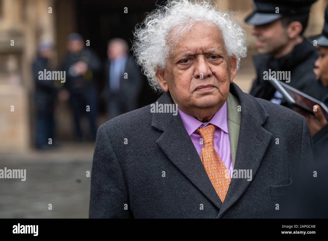 Londres 22 Janvier 2020 Meghnad Desai, Baron Desai, Quitte La Chambre Des Lords Credit: Ian Davidson/Alay Live News Banque D'Images