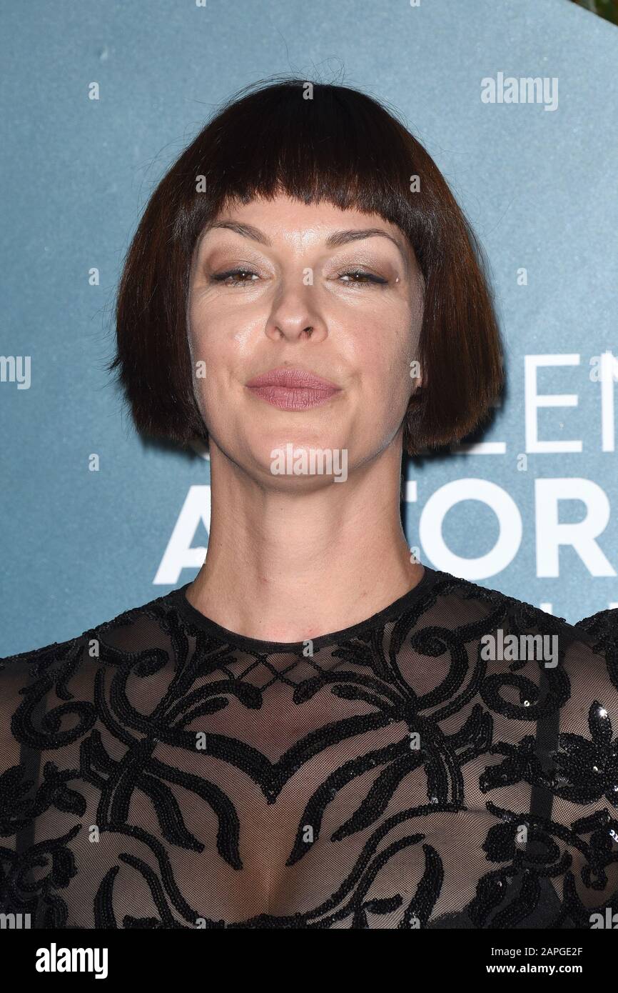 19 janvier 2020, Los Angeles, CA, USA: Los ANGELES - 19 JAN: Pollyanna McIntosh au 26ème Screen Actors Guild Awards au Shrine Auditorium le 19 janvier 2020 à Los Angeles, CA (Credit image: © Kay Blake/ZUMA Wire) Banque D'Images