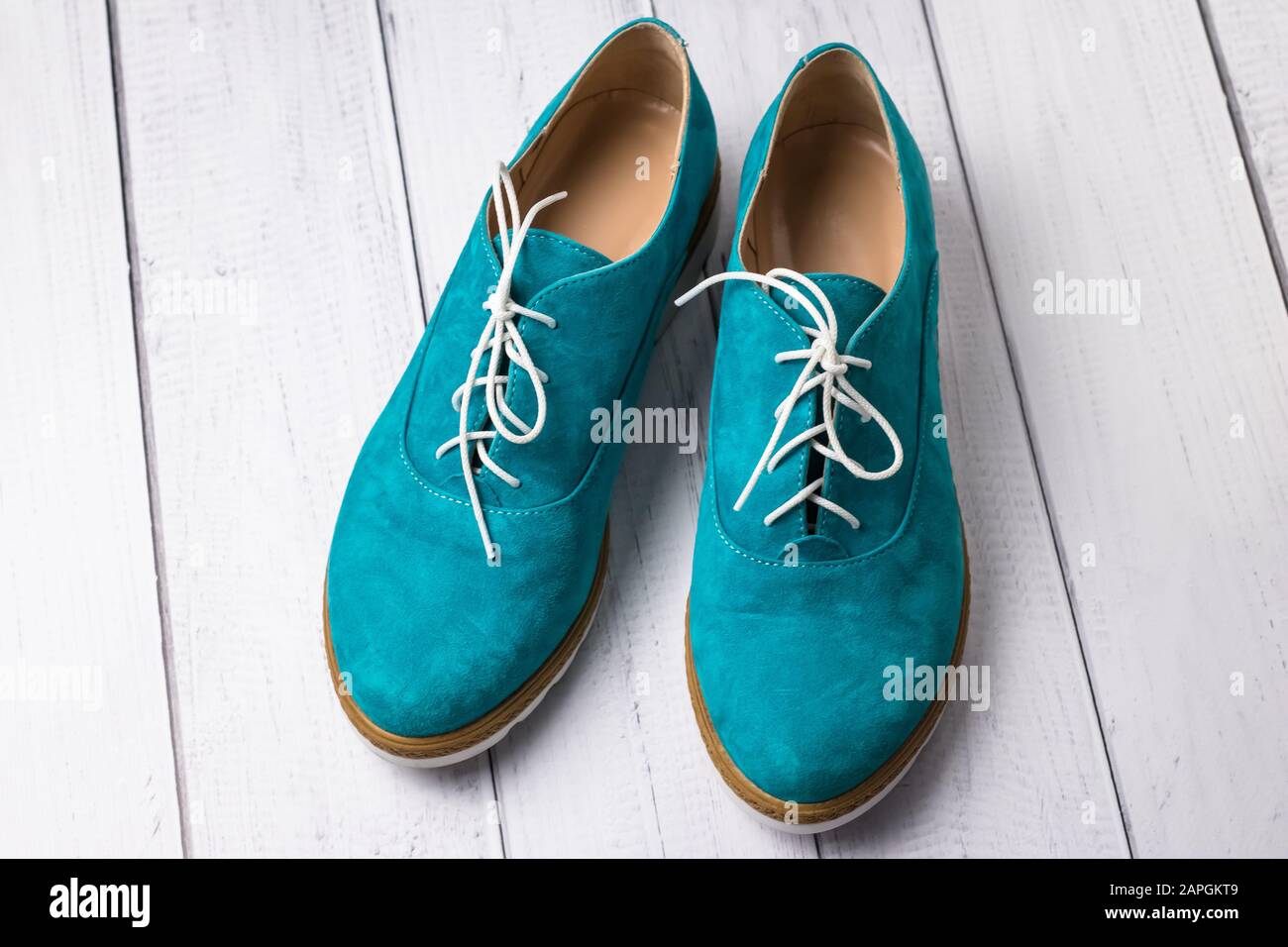 Chaussures top femme turquoise