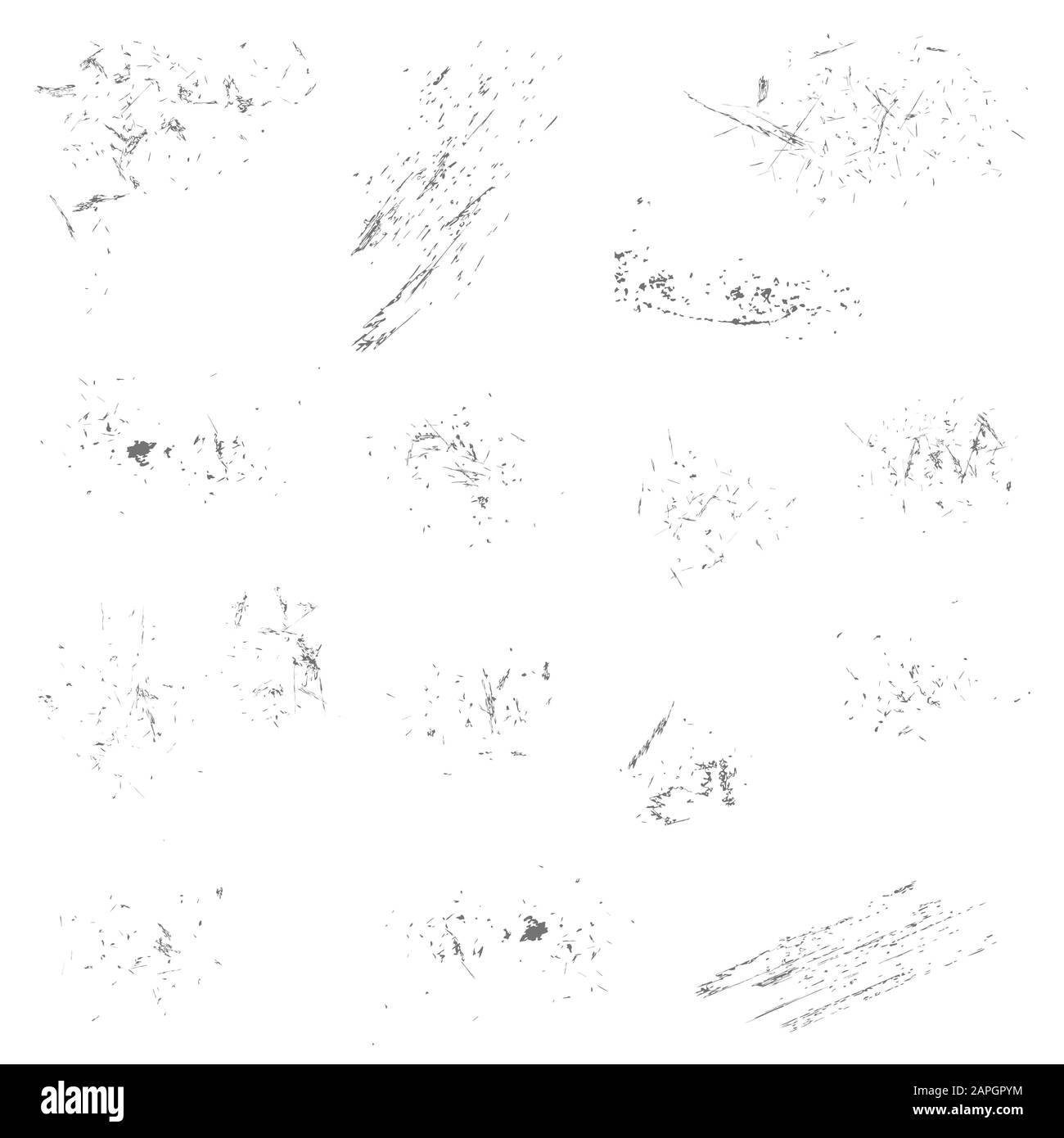 Vecteur d'éléments dans des groupes grunge vintage Illustration de Vecteur