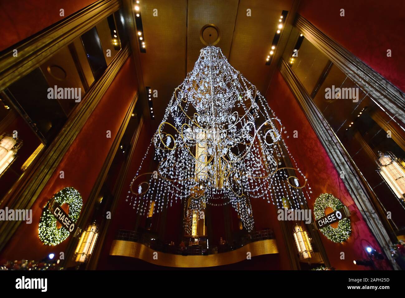 Manhattan, New York, NY, États-Unis - 5 décembre 2019. L'intérieur du radio City Music Hall autour de Noël, Midtown Manhattan, NY, États-Unis Banque D'Images