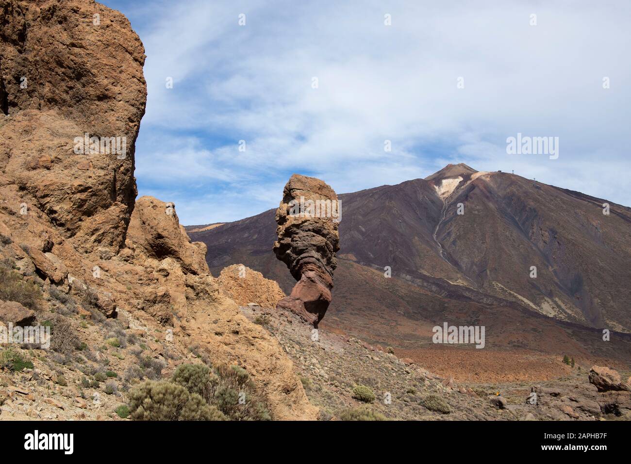 Tenerife - Los Rocques De Garcia, Parc National Du Teide Banque D'Images