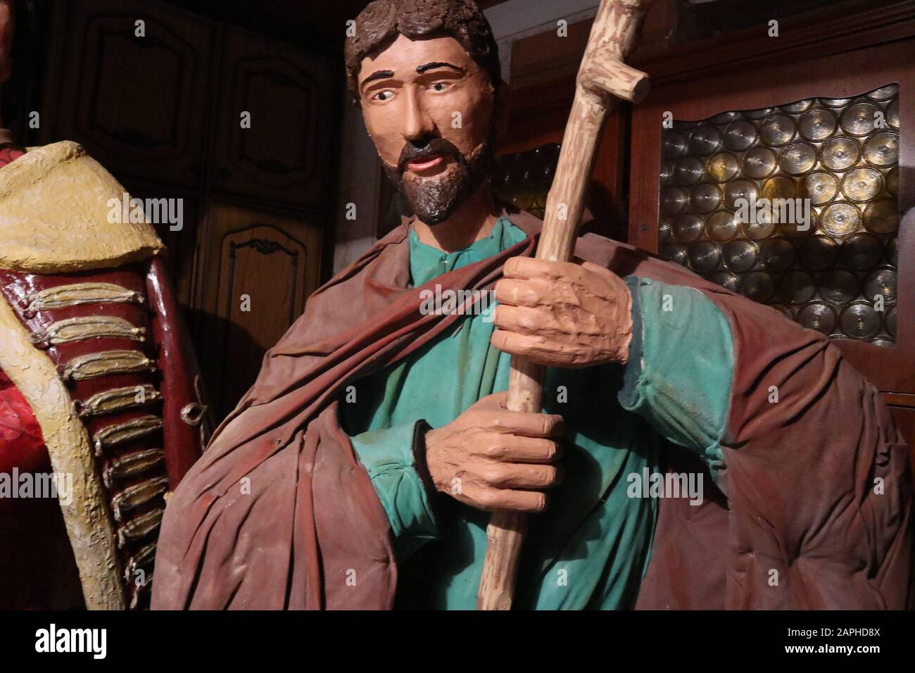 une belle sculpture d'un célèbre caractère biblique dans sa taille originale Banque D'Images