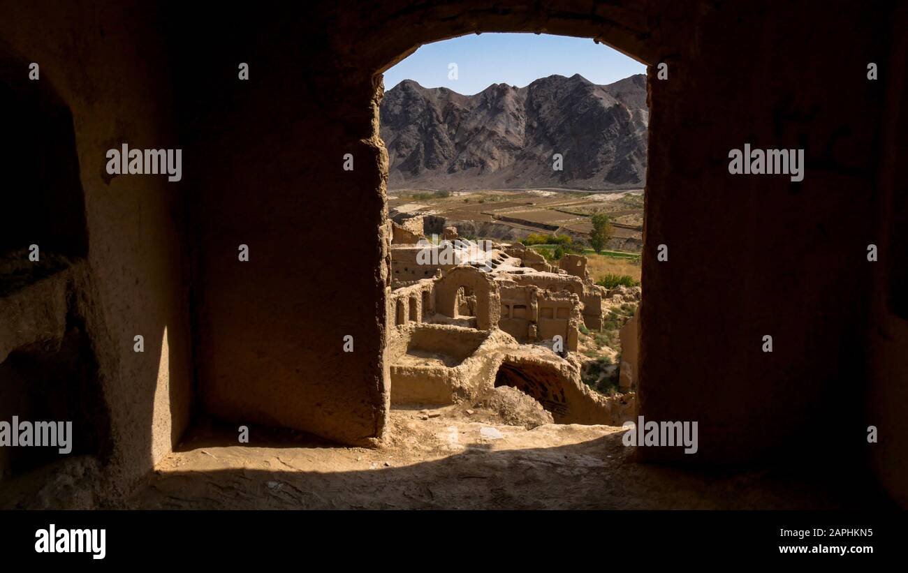 Kharanaq, village de la province de Yazd, Iran, Moyen-Orient Banque D'Images