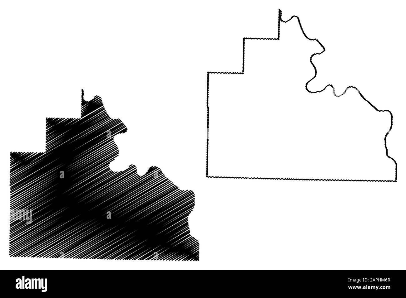 Stone Comté (Arkansas (États-Unis County, États-Unis d'Amérique,USA, États-Unis, US) map vector illustration, scribble sketch carte de Pierre Illustration de Vecteur