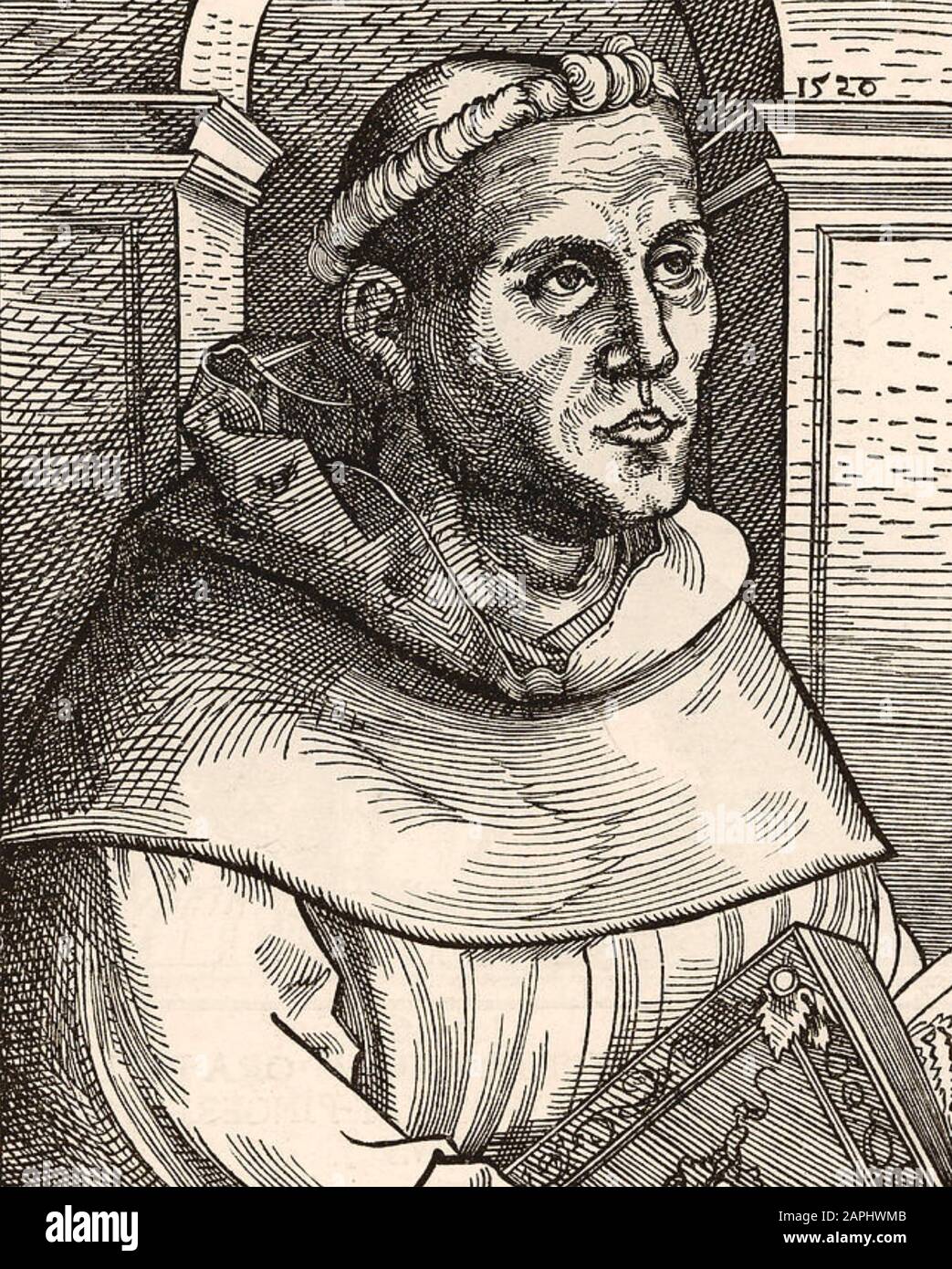 Martin LUTHER (1483-1546) théologien protestant allemand Banque D'Images