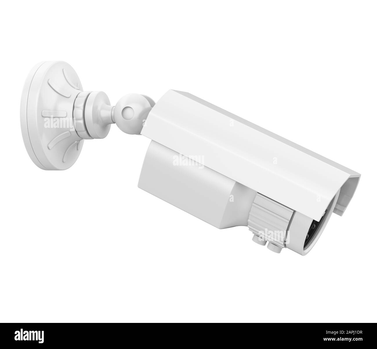 Caméra de sécurité CCTV Surveillance isolée Banque D'Images