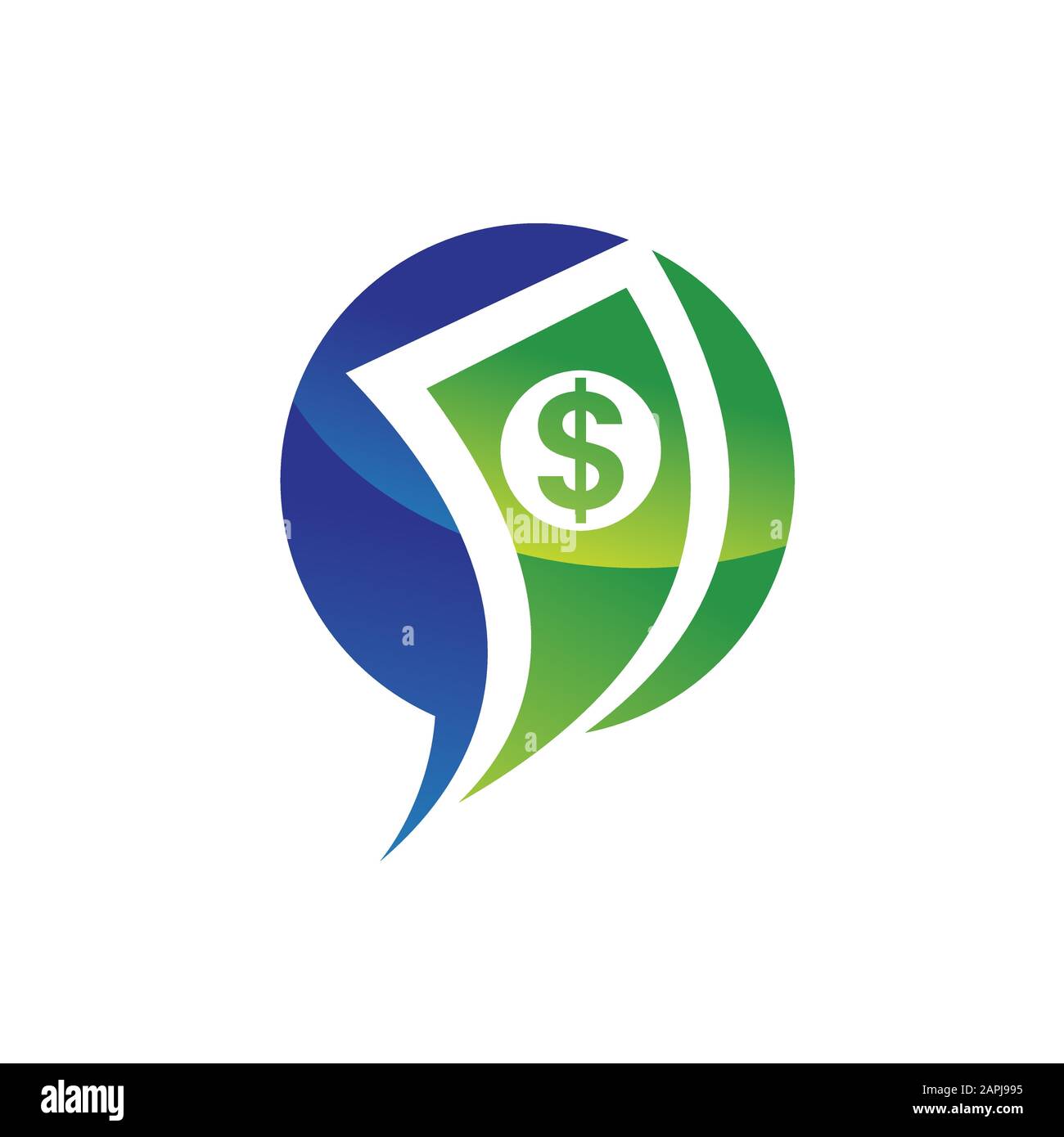 Logo De Comptabilité Financière, Icône Vecteur De Modèle De Conception De Logo Financier Illustration de Vecteur