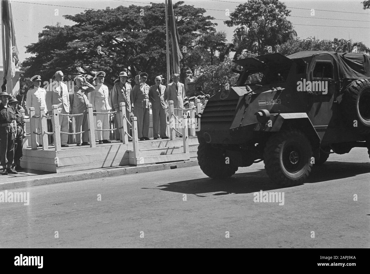 Parties Suivant La Naissance De La Princesse Marijke Description: Defilé Date: 19 Janvier 1947 Lieu: Batavia, Indonésie, Jakarta, Hollandais East Indies Banque D'Images