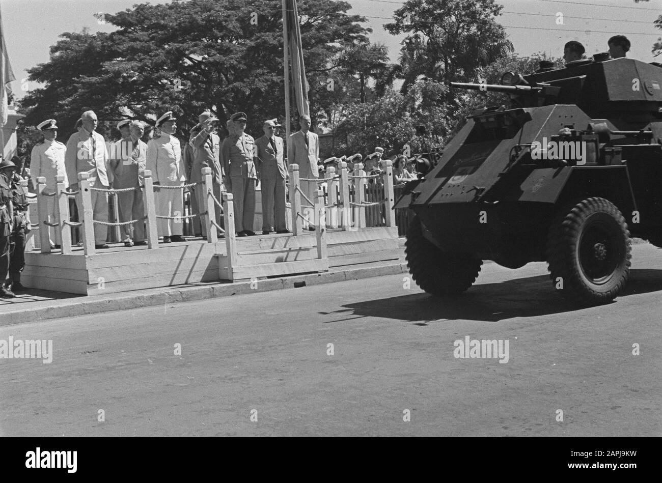 Parties Suivant La Naissance De La Princesse Marijke Description: Defilé Date: 19 Janvier 1947 Lieu: Batavia, Indonésie, Jakarta, Hollandais East Indies Banque D'Images