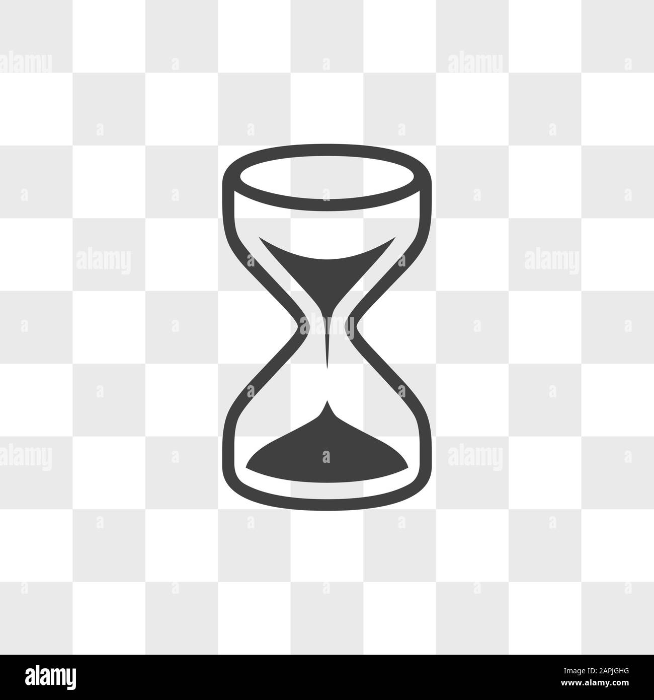Icône vectorielle HourGlass dans un style de conception moderne pour le site Web et l'application mobile Illustration de Vecteur