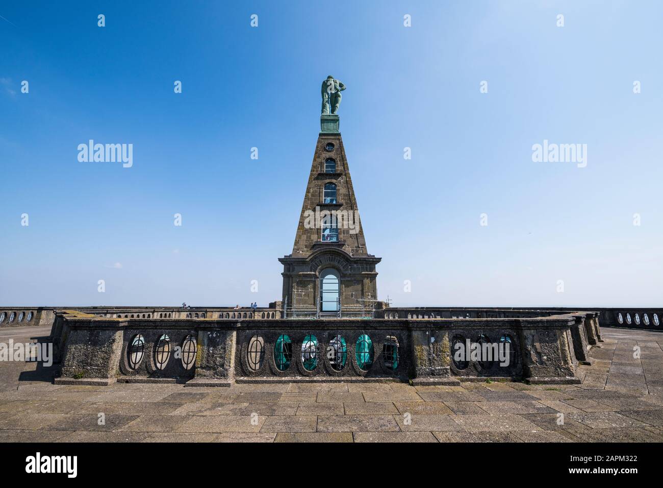 Allemagne, Hesse, Kassel, monument Hercules à Bergpark Wilhelmshoohe Banque D'Images