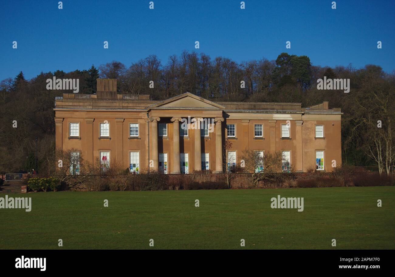 Himley Hall. Hiver Royaume-Uni Banque D'Images