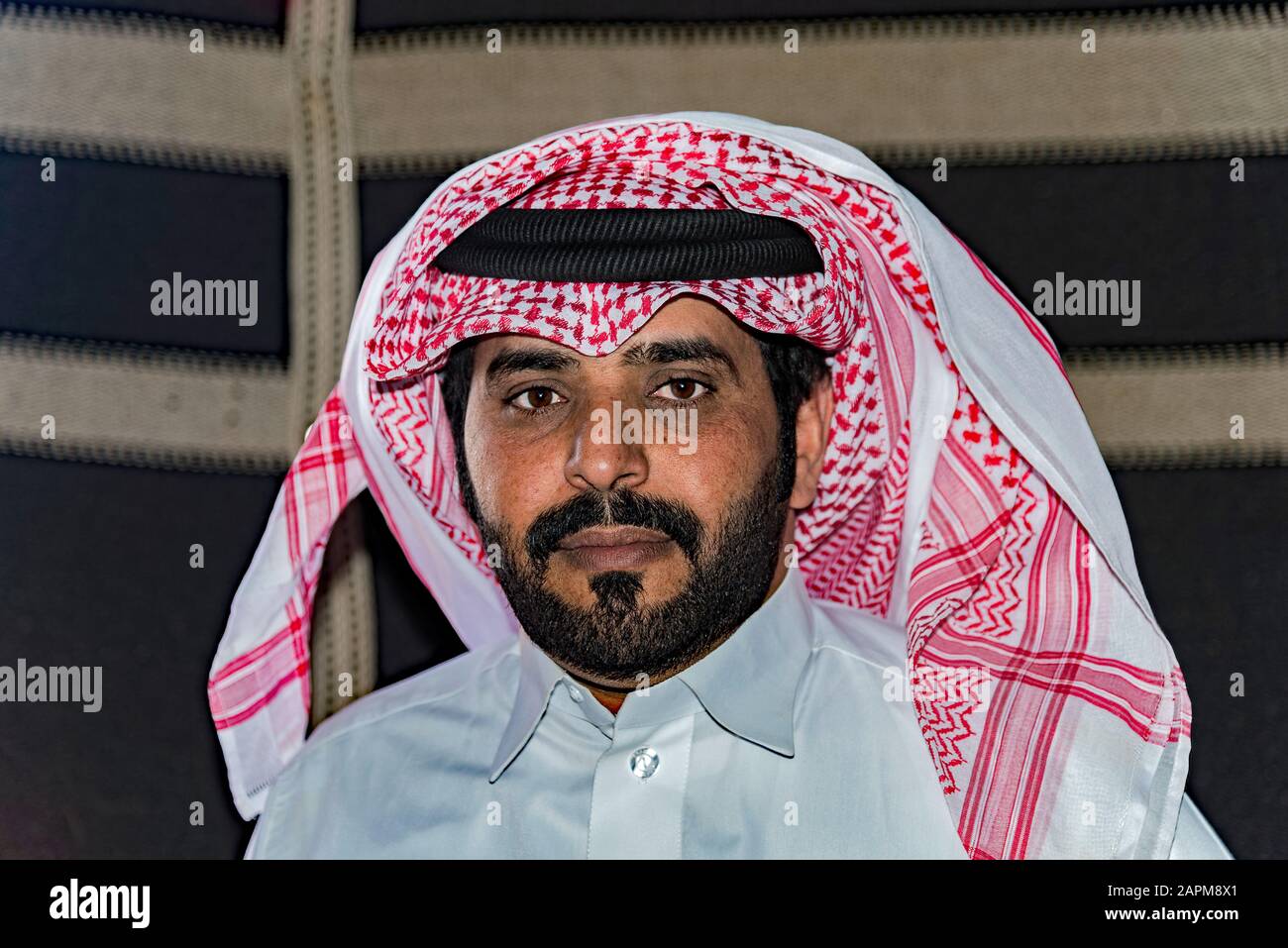 Portraits d'hommes saoudiens. Banque D'Images