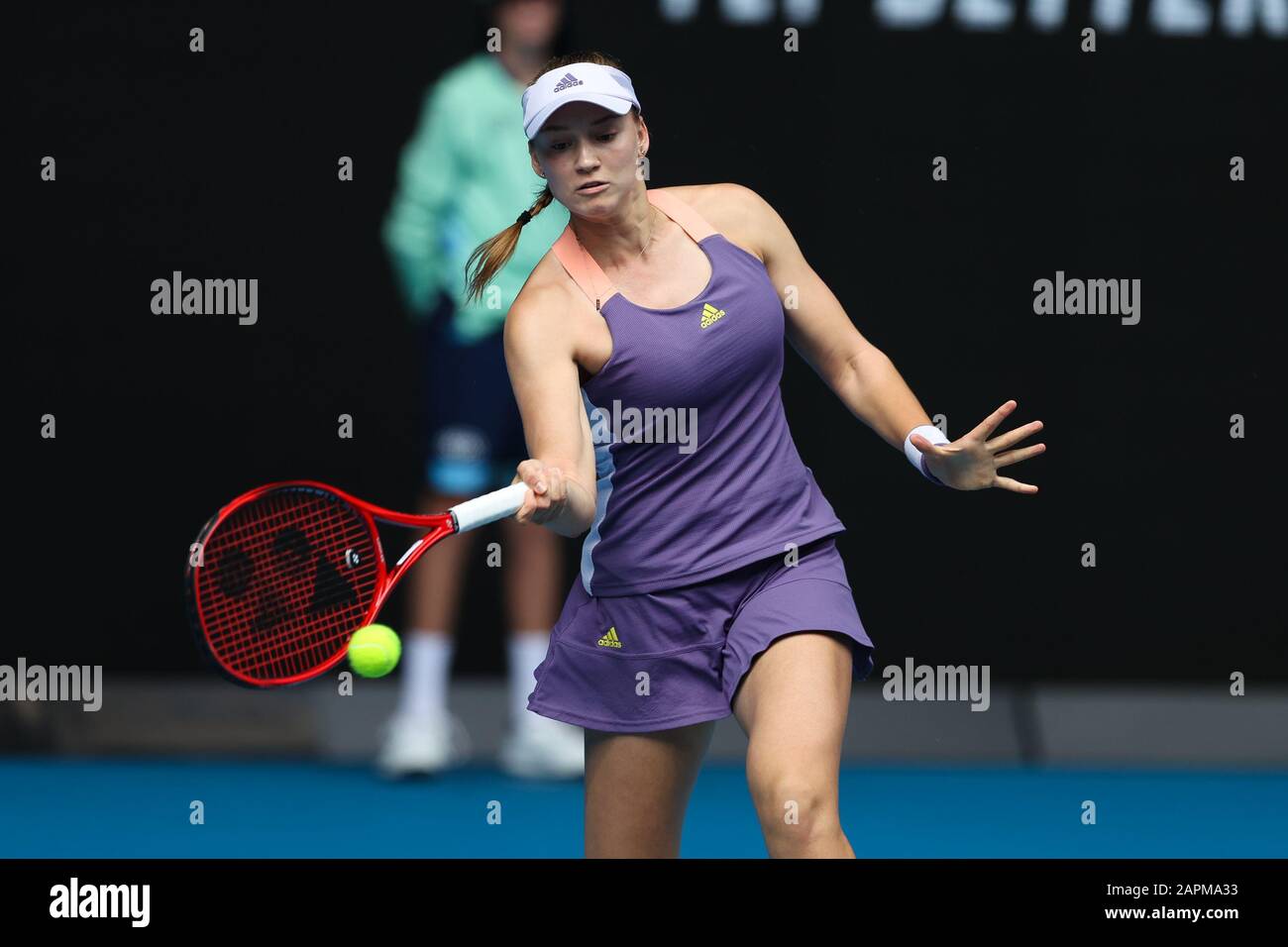 Melbourne, Australie. 24 janvier 2020. Ashleigh Barty of Australia bat Elena Rybakina du Kazakistan 6-3 6-2 lors du troisième match rond-point de l'ATP Australian Open 2020 au Melbourne Park, Melbourne, Australie, le 24 janvier 2020. Photo De Peter Dovgan. Crédit: Uk Sports Pics Ltd/Alay Live News Banque D'Images