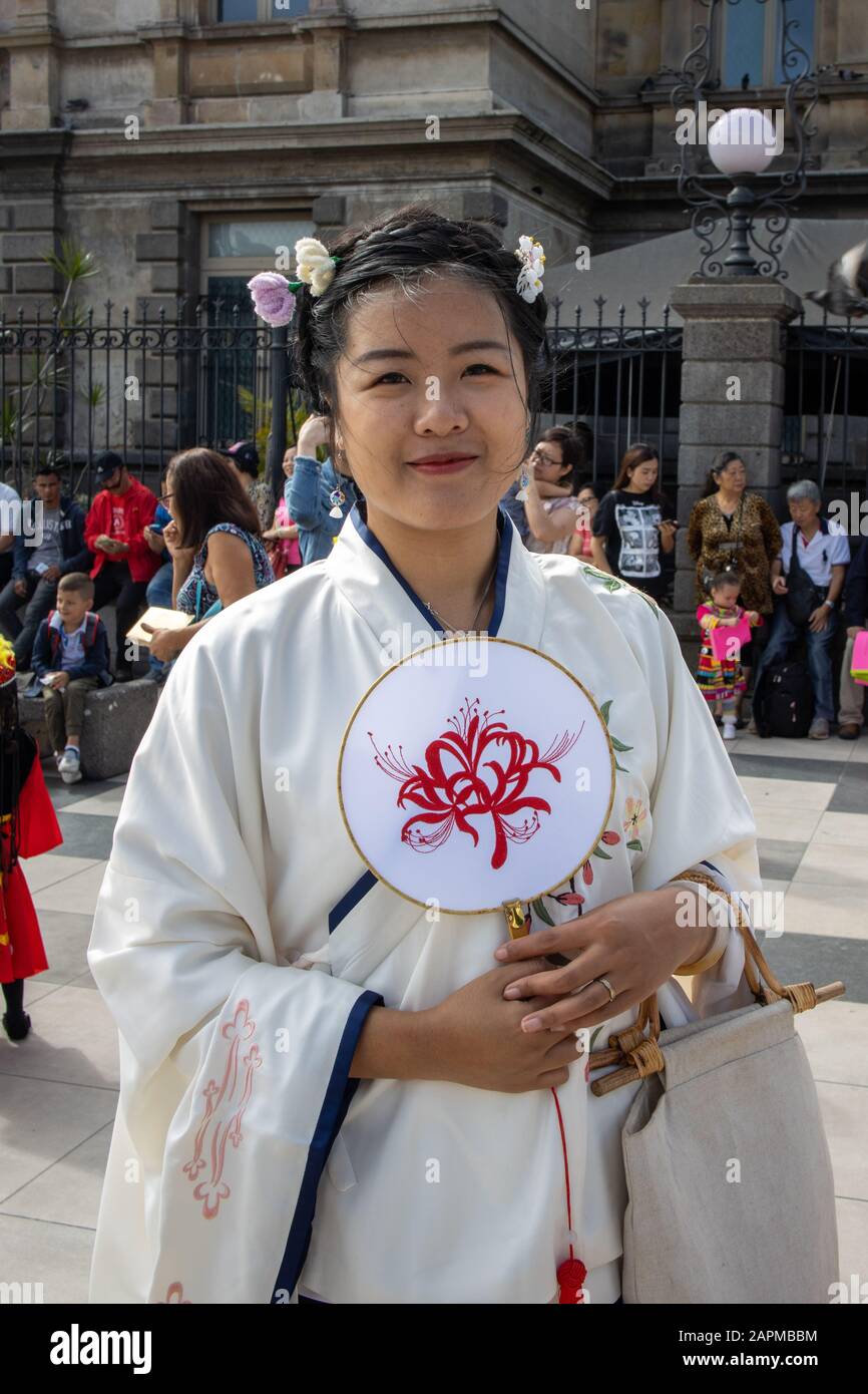 San José, Costa Rica. 23 janvier 2020. Le festival annuel pour honorer la présence chinoise au Costa Rica et célébrer le nouvel an chinois se tient dans la capitale de San José, province de San José, Costa Rica. Crédit: Tim Fleming/Alay Live News Banque D'Images