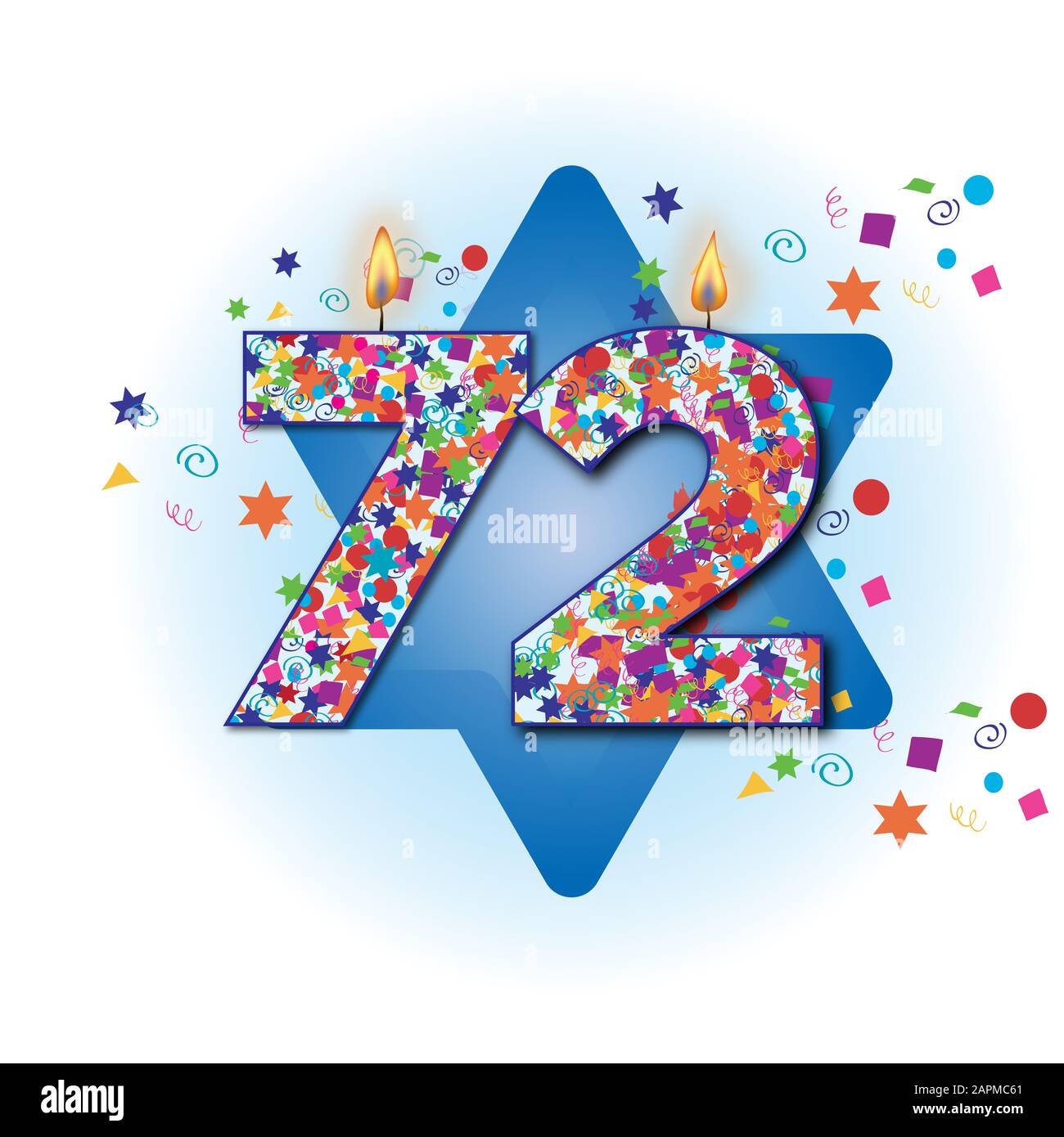 Célébration Du Jour De L'Indépendance D'Israël 72, 8 Mai 2019, Yom Ha'Atzmaut Banque D'Images
