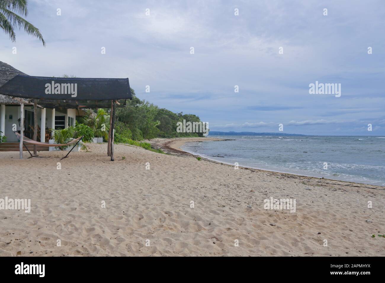 Kingfisher Resort est à Pagodpud, Ilocos Norte, dans une zone rurale thats super pour des vacances tranquilles. Il est idéal pour la planche à voile, le kite-board. Banque D'Images
