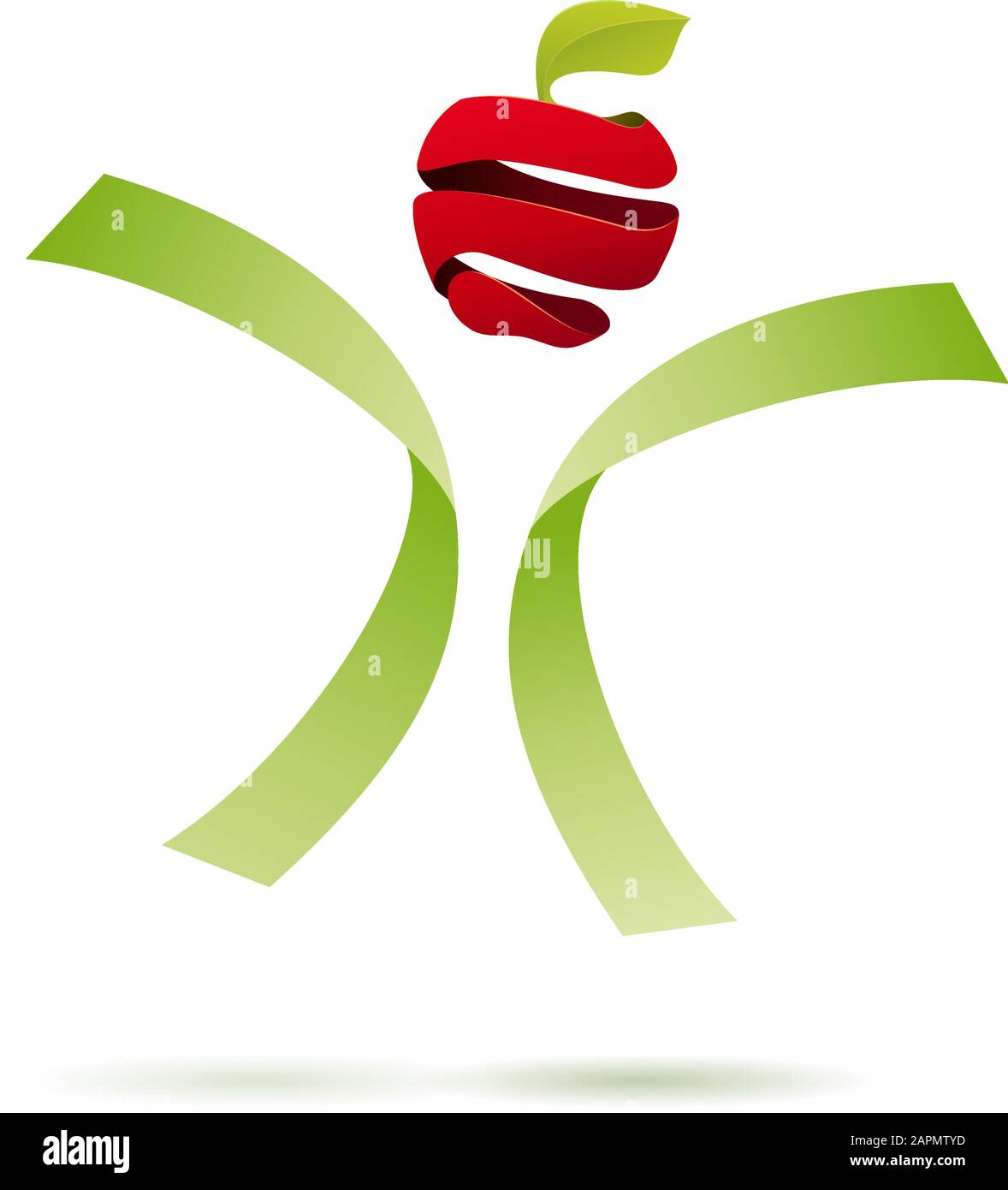 Signe vectoriel Greengrocer. Concept de nourriture lente Illustration de Vecteur