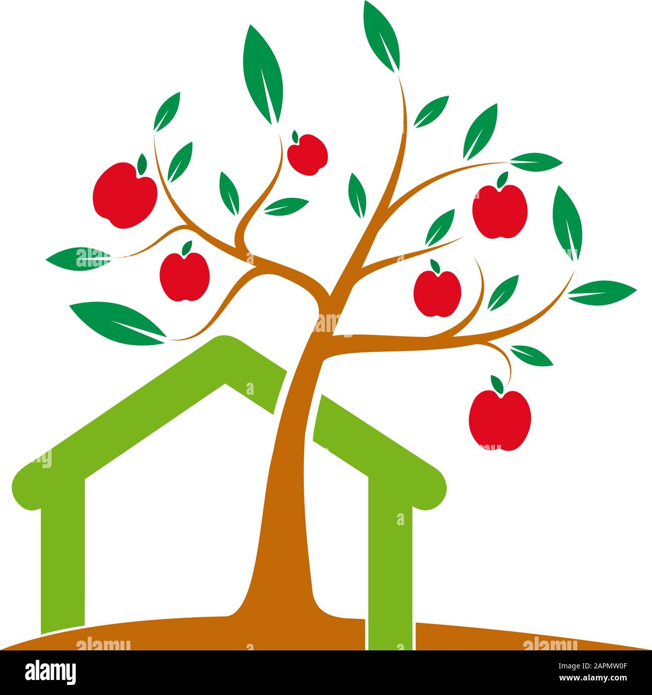 Signe vectoriel Greengrocer. Concept de nourriture lente Illustration de Vecteur